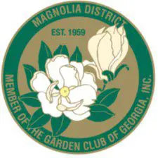A logo of the magnolia district.