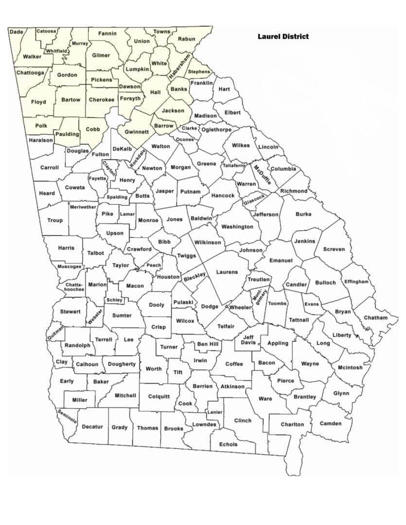 Laurel District Map